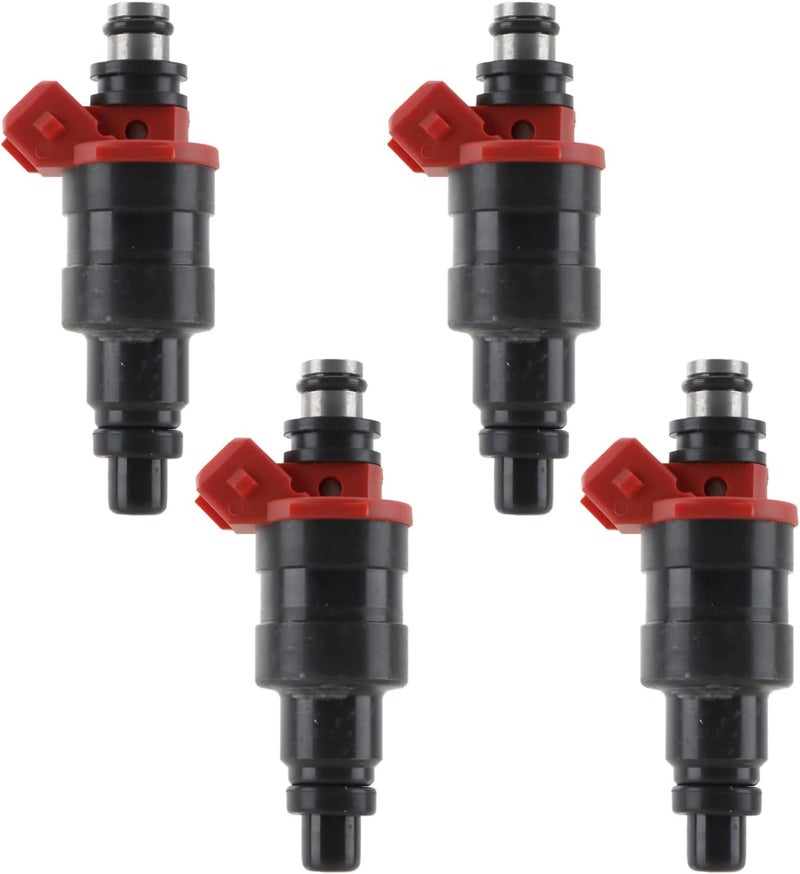 Readair FJ144 Fuel Injectors Fits for 1989-1990 240SX 1990-1992 Stanza 1990-1995 Axxess 2.4L 16600-65E01, FJ144, 23250-45011, 1660065E01, 4Pcs - Image 1